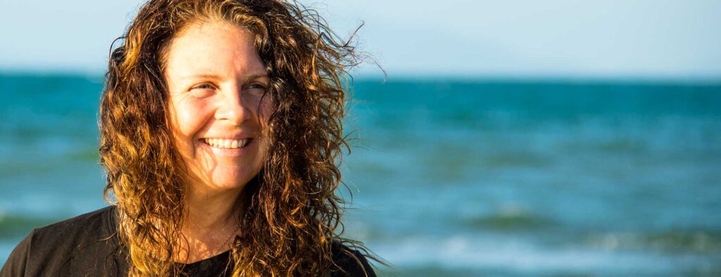 Linda on the beach in Shoal Point Mackay QLD